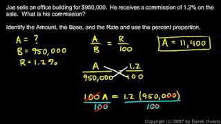 Prealgebra 73a  Solving Percent Applications [upl. by Anetta]