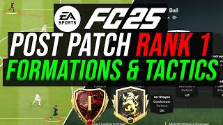 RANK 1 BEST META CUSTOM TACTICS amp FORMATIONS POST PATCH EA FC 25  SET UP FOR THE 4213 [upl. by Ladnar178]