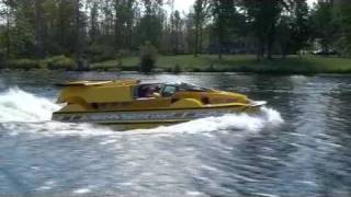 Dobbertin HydroCar  Water Test 4  Amphibious Vehicle [upl. by Enninaej917]