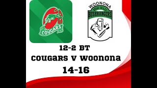 12 2BT Cougars v Woonona 14 16 Semi final [upl. by Northrup50]