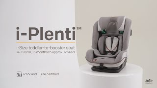 Joie Signature iPlenti™  Extended Harness iSize Car Seat [upl. by Oemac453]