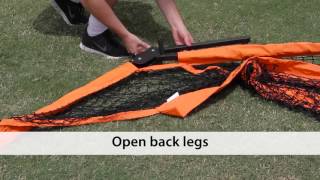 Bownet Hitting Station Net Set Up Video [upl. by Tait]