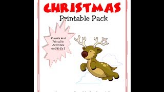 Christmas Junior Printable Activity Pack [upl. by Vincent230]