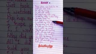 Sofie Dossi  BUNNY Lyrics bunny viral trending shorts lyrics english musiclove youtube [upl. by Johannes]