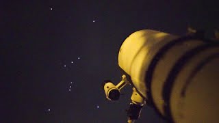 Orion Nebula and Betelgeuse Live View through my Telescope [upl. by Evanthe]