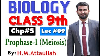 Phases of meiosis prophaseI  Smart syllabus  Chapter 5  9th class Biology  ALP  Lec 9 [upl. by Magan]