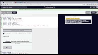 Building a RolePlaying Game in JavaScript  Full Tutorial Step 4455 FreeCodeCamp Project [upl. by Sivart225]