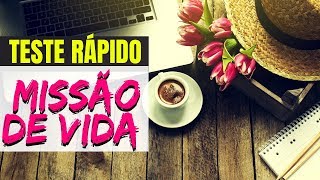 Teste para Descobrir sua Missão e Propósito de Vida [upl. by Spada]