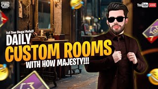 Solo Squad Bootcamp amp Custom Rooms🔥Stream Snipe Tappa Tap🔥  How Majesty Is Live  PUBGM [upl. by Llyrehc462]