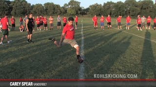 Carey Spear  Vanderbilt Kicker  2014 NFL Draft Eligible [upl. by Goerke253]