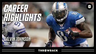 Calvin Johnson MEGATRON  NFL Legends Highlights [upl. by Enelra]