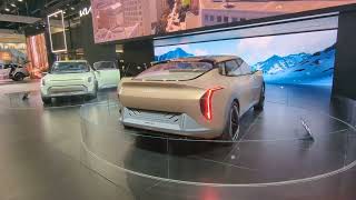 Kia EV4 Concept La Auto Show 2023 [upl. by Anaynek90]