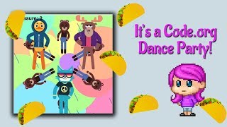 Codeorg Dance Party 2018 Hour of Code Tutorial [upl. by Laktasic]