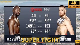 FLOYD MAYWEATHER JR USA vs CONOR MCGREGOR IRELAND SUPER FIGHT [upl. by Emmey]