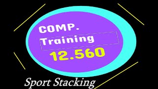 Sport Stacking Comp Training New Record [upl. by Lukin]