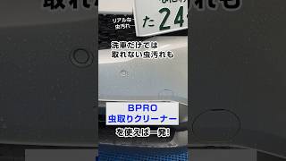 虫汚れや鳥のフンを徹底除去！BPRO（ビープロ）の「虫取りクリーナー 500ml」 [upl. by Lleoj]