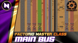 Order Your Base with the MAIN BUS  Factorio 018 TutorialGuideHowto [upl. by Eireva]