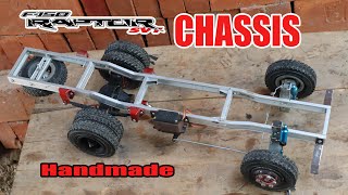 How to make a RC Car Chassis F150 Raptor from Aluminum [upl. by Anairam]