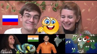 Americans react to INDIA  Geography Now INDIA  COUPLE REACTION VIDEO [upl. by Netsrejk]