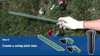 How To Add a Sprinkler Head to PVC Pipe Using 12quot ECOLock [upl. by Nodnarb232]