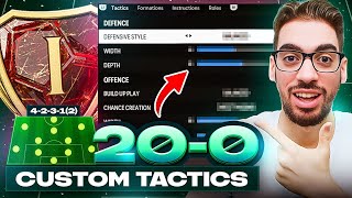 POST PATCH 200 BEST META 42312 CUSTOM TACTICS amp INSTRUCTIONS IN FC 24 ULTIMATE TEAM [upl. by Mohn]