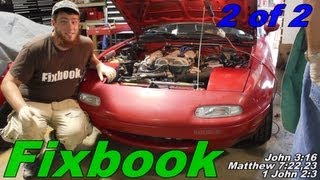 Intake Gasket Removal amp Install quotHow toquot Mazda Miata [upl. by Erhart59]