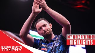 QUARTERFINALISTS CONFIRMED  Day Three Afternoon Highlights  2024 Swiss Darts Trophy [upl. by Rhu]