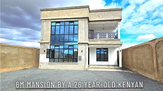 HOW a 26 YearOld Kenyan Builds A Mansion For His Family ksh600000040k Along Thika Rd 5 bedroom [upl. by Conroy93]