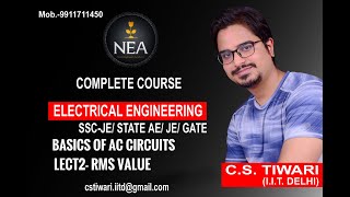 Lect2 RMS Value  AC Network Analysis  Basic Electrical Engineering [upl. by Jacquelin47]