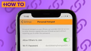 How to set up an iPhone hotspot and sharing [upl. by Cence512]