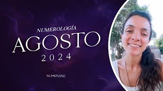 Numerología Agosto 2024 [upl. by Annayr]