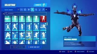 New Skin SPIRE IMMORTAL Showcase with almost all emotes from fortnite 🌀 [upl. by Eidac182]