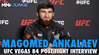 Magomed Ankalaev Ready For UFC 300 vs Alex Pereira Promises No Takedowns  UFC Fight Night 234 [upl. by Zurek]