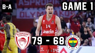 Olympiacos  Fenerbahce 7968  Full Highlights  Euroleague Playoffs Game 1  28042023 [upl. by Phillip64]