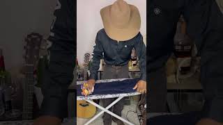 The Sounds Of Starching Jeans cowboy fashion style asmr [upl. by Kean]