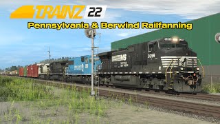 Trainz 2022  Pennsylvania amp Berwind Railfanning [upl. by Yendahc]