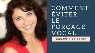 Conseils pour ne PLUS FORCER sur sa voix en chantant [upl. by Syd]