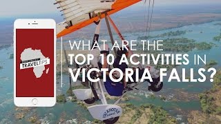 What are the top 10 activities in Victoria Falls Rhino Africas Travel Tips [upl. by Tye657]