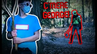 George During Minecraft Manhunts But in Real Life Live Action Manhunt 2 [upl. by Wheaton]