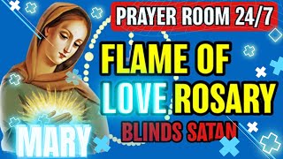 🔴 Holy Rosary  Flame of Love Sorrowful Rosary  Sorrowful Rosary Mary  Immaculate Heart of Mary [upl. by Ehcsrop]