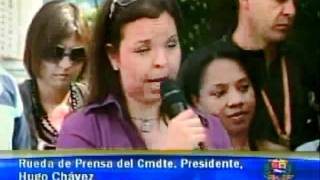 Chávez a Andreína Flores quotRespeta para que te respetenquotmp4 [upl. by Carolynn]