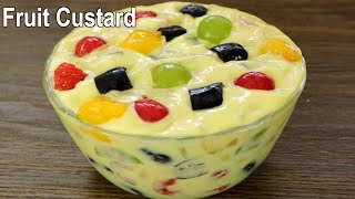 The Best Fruit Custard Recipe  Easy amp Delicious Dessert Recipe  How to make Homemade Custard [upl. by Amadis]