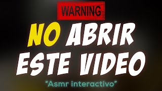 NO ABRIR ESTE VIDEO  ASMR INTERACTIVO  ASMR español  Asmr with Sasha [upl. by Venu]