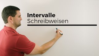 Intervalle Schreibweisen Mengen Bereiche Klammern  Mathe by Daniel Jung [upl. by Andaira860]