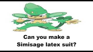 A Request To Make A Simisage Latex Suit Draw A Concept latexsuit request pokemon [upl. by Silloc]