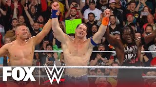 John Cena teams with RTruth The Miz vs The Judgment Day in Raw after WrestleMania tag match [upl. by Lebaron844]