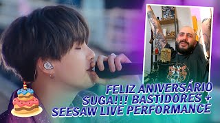 Bastidores do SUGA no SUMMER SWAG  Suga  Seesaw  Live Performance  Especial Aniversário Suga [upl. by Rianna227]