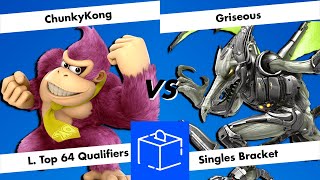 Coinbox 111  Losers Top 64 Qualifiers  ChunkyKong DK vs Griseous Ridley [upl. by Bagley]