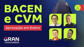 Concursos BACEN E CVM  Aprovação em Dobro [upl. by Adnulahs]