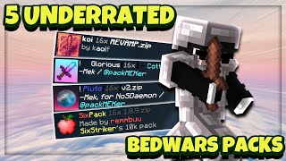 Top 5 BEST 16x Bedwars Texture Packs 189  FPS BOOST [upl. by Codi]